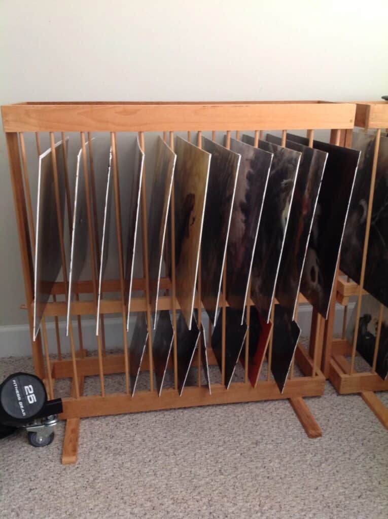 drying rack for paintings