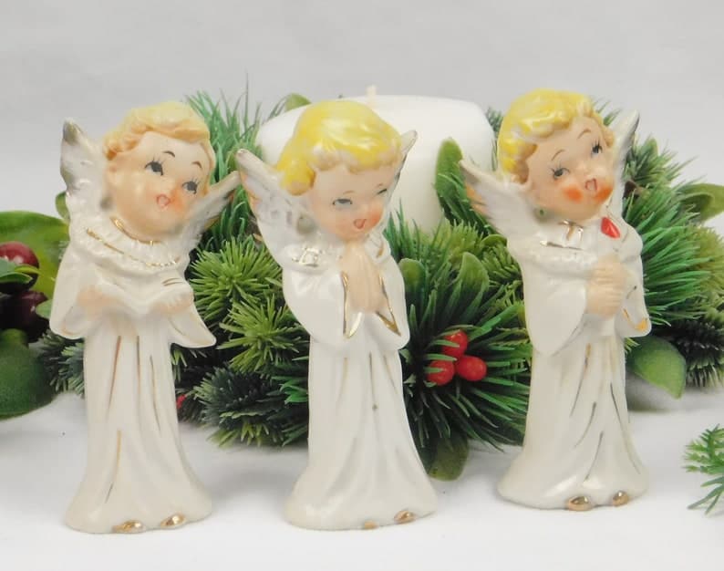 vintage christmas angels