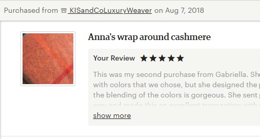 Review photo from Etsy