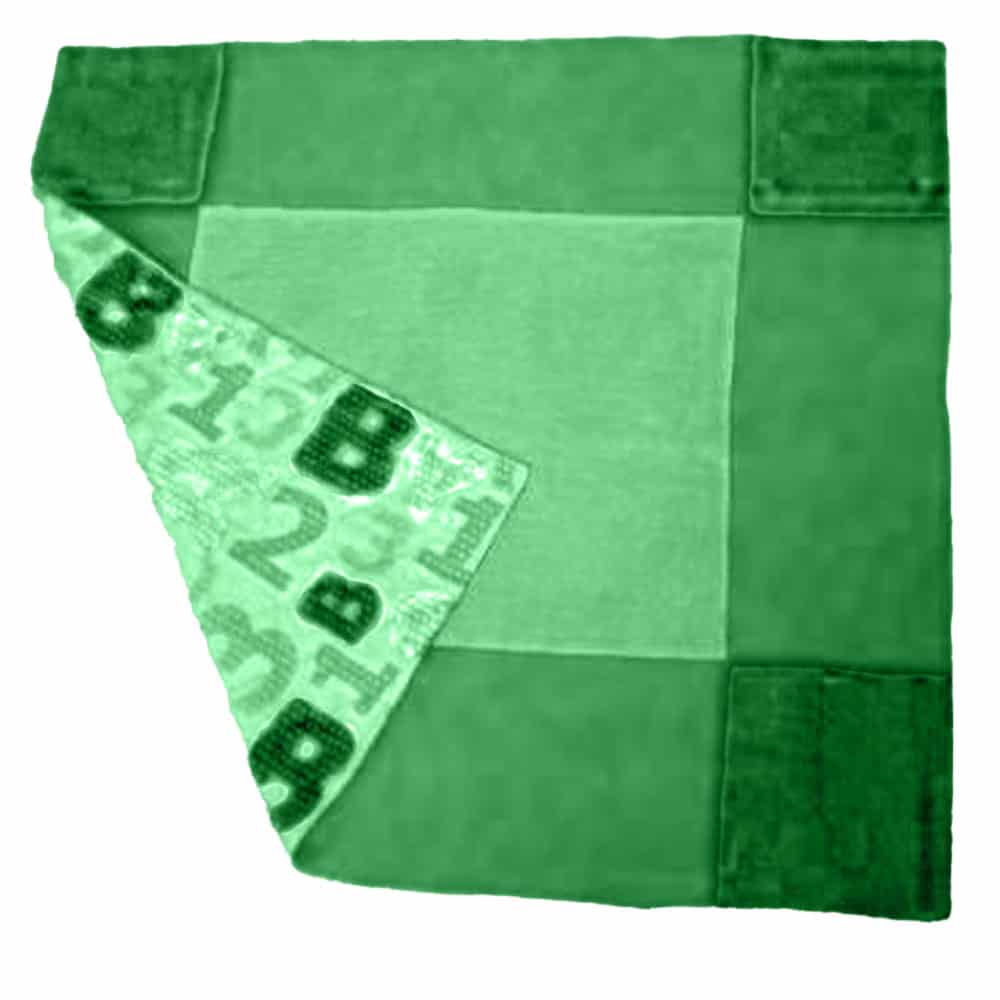 gender neutral color palette for baby blankets green