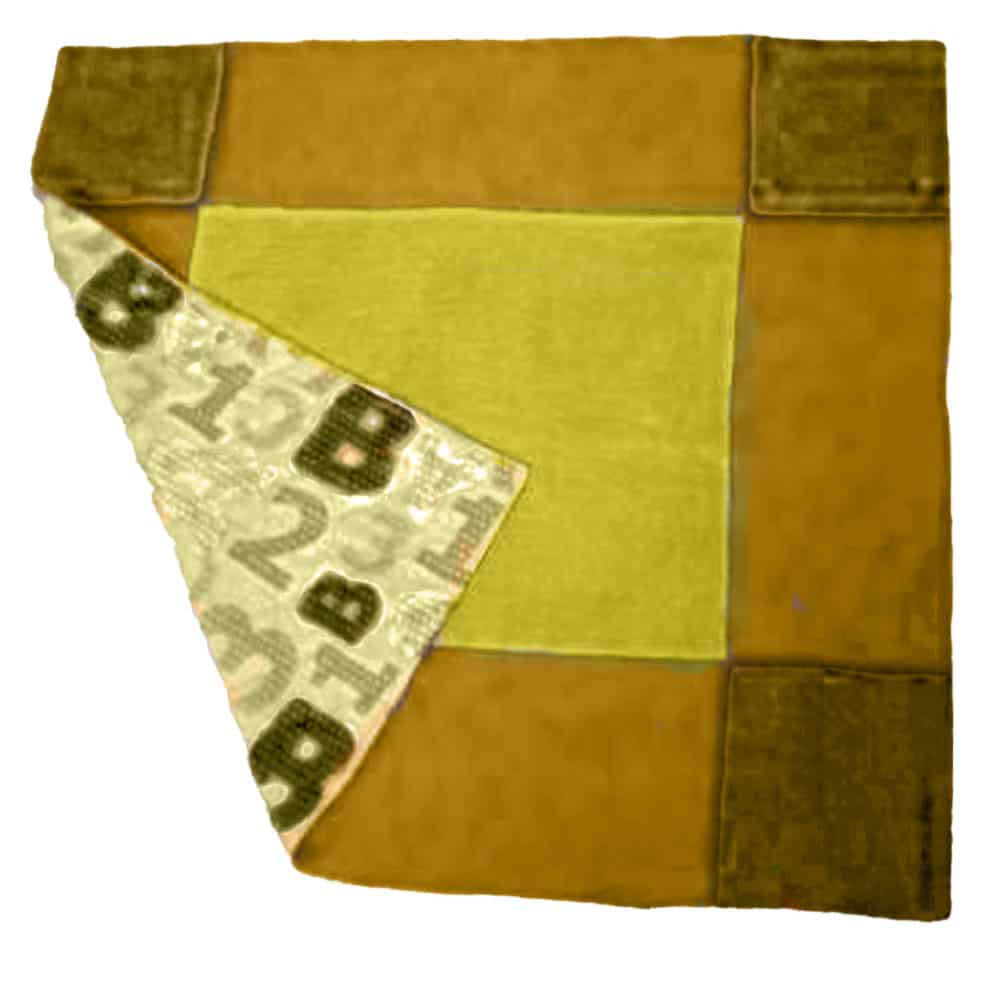 gender neutral color palette for baby blankets amber