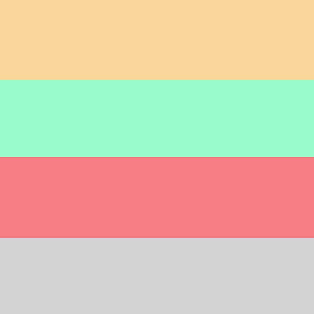 gender neutral color palette for baby blankets tropical colors