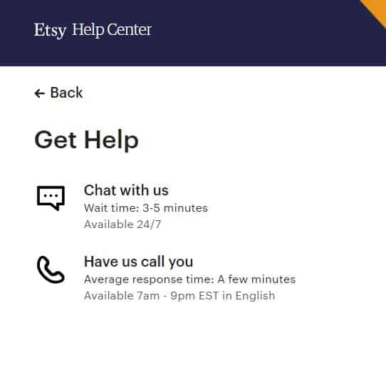 How to contact etsy support