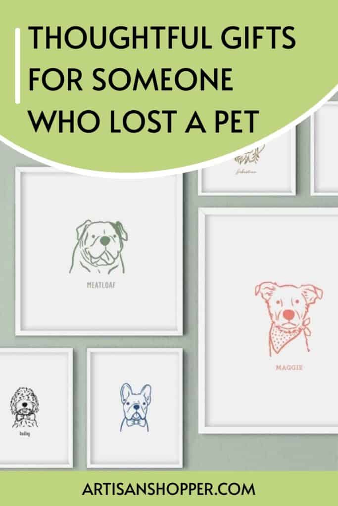thoughtful gifts for someone who lost a pet