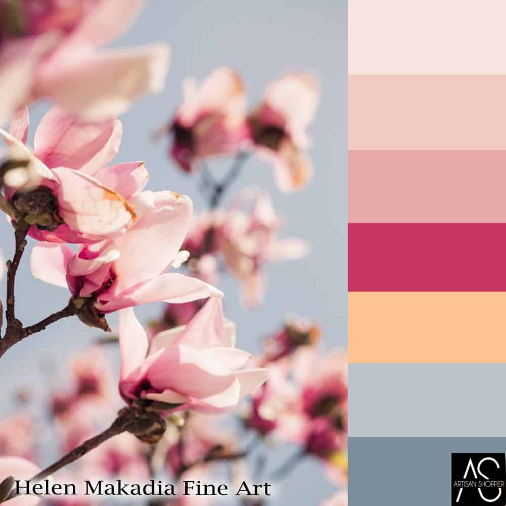 magnolia nature inspired color scheme