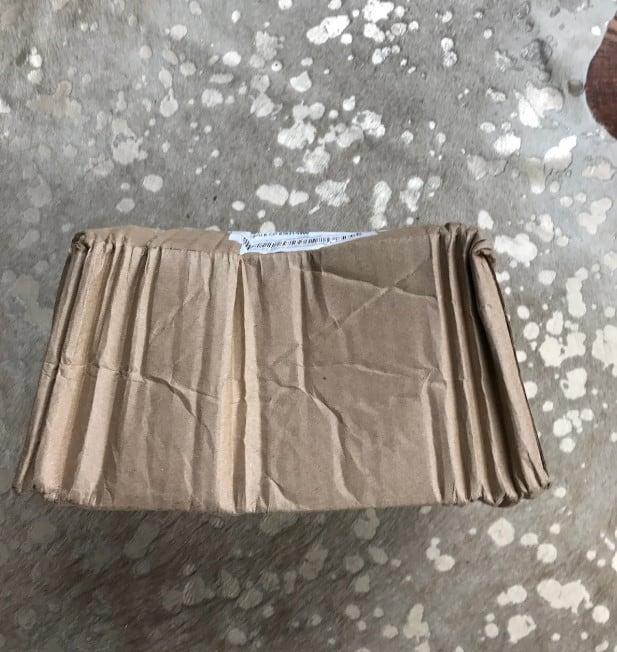 crushed package damaged