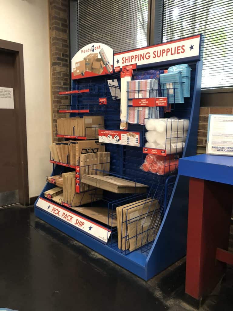 Post office packaging supplies for sale