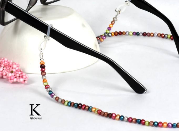 Multicolored freshwater pearls.
