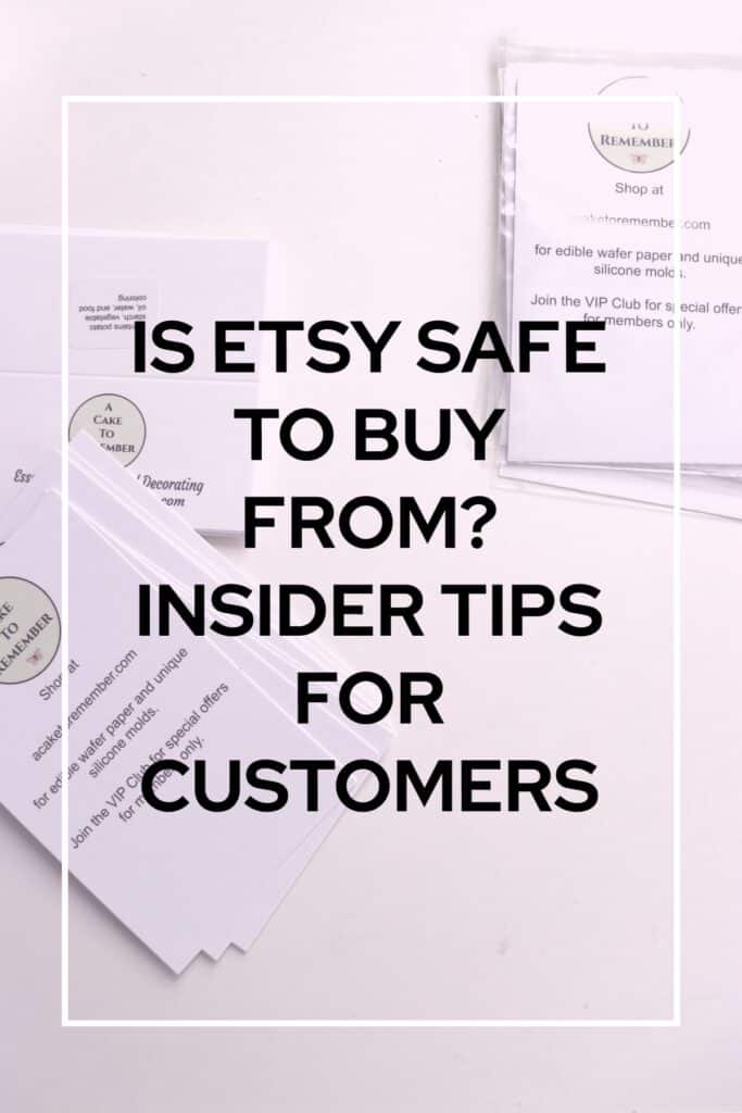 Image saying Is Etsy safe to buy from? Insider tips for customers