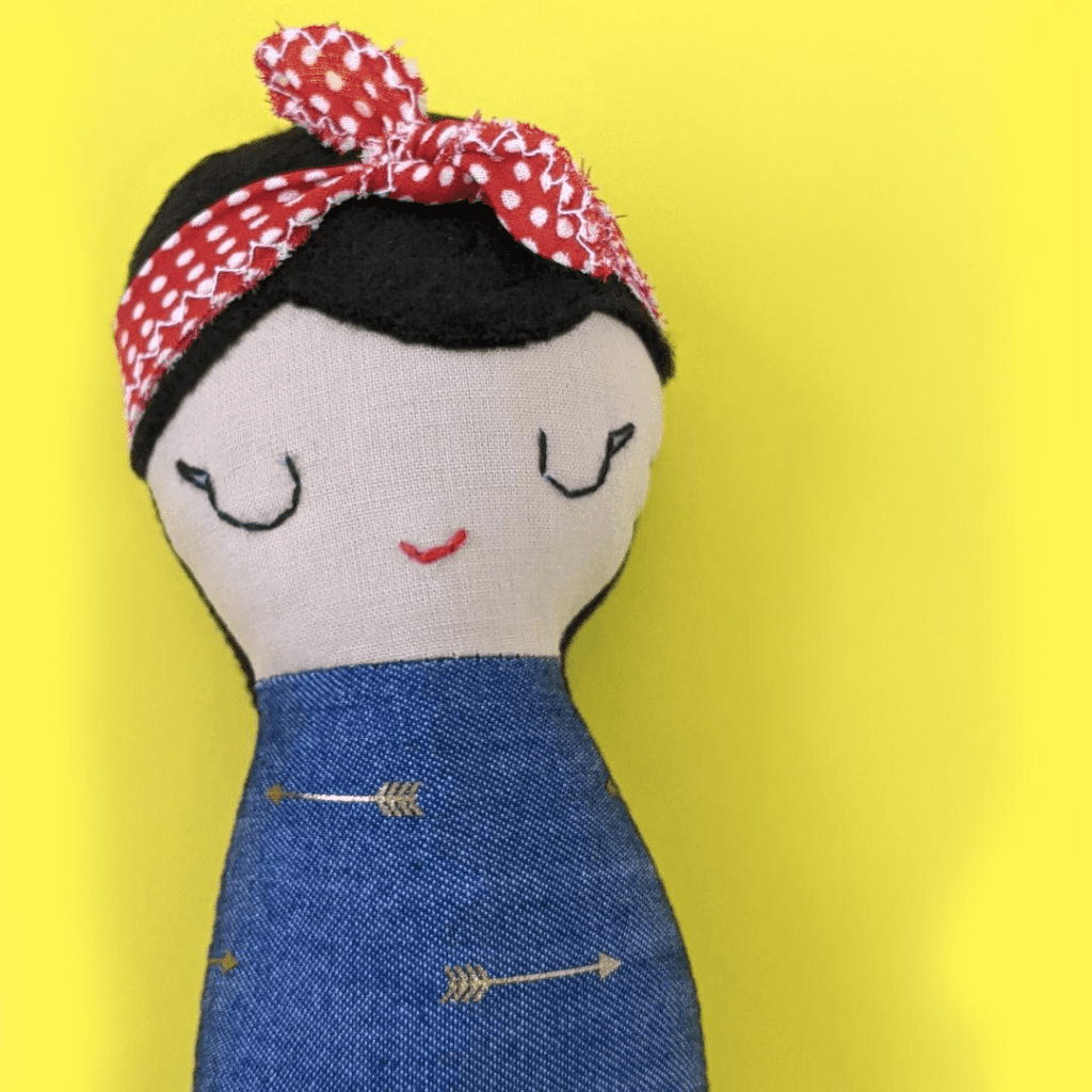 Handmade doll by DaisySTEMshop