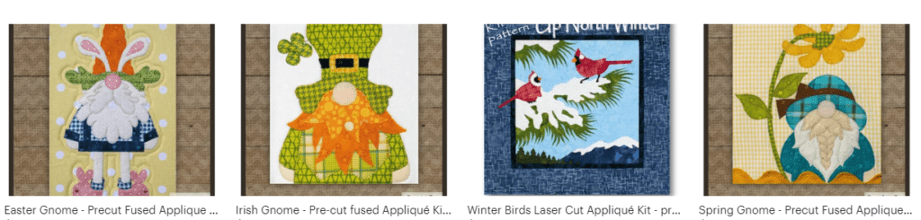 Applique kits from Country Charm USA