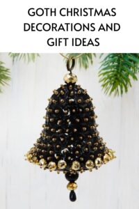 goth Christmas decorations and gift ideas