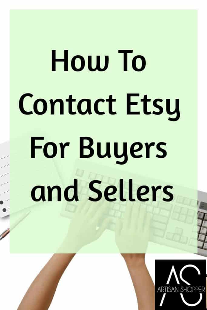 How to contact Etsy for buyers and sellers
