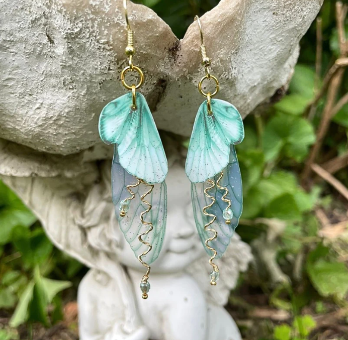 fairy wing earrings