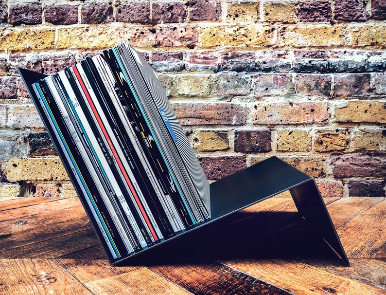 metal LP stand to hold records