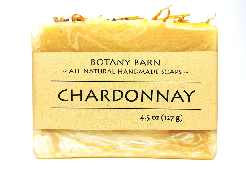 chardonnay scented handmade soap