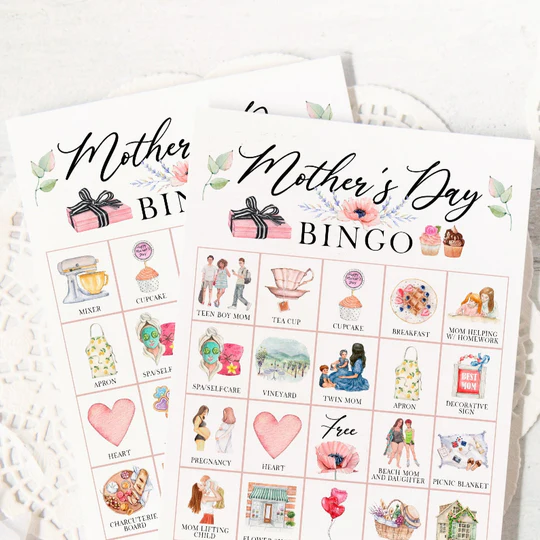 mothers day bingo game
