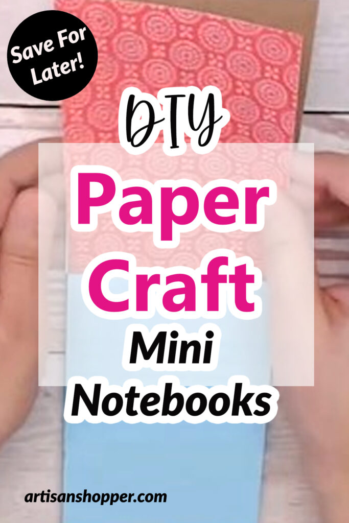 mini notebooks to make for less than $1