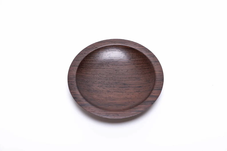wooden trinket dish